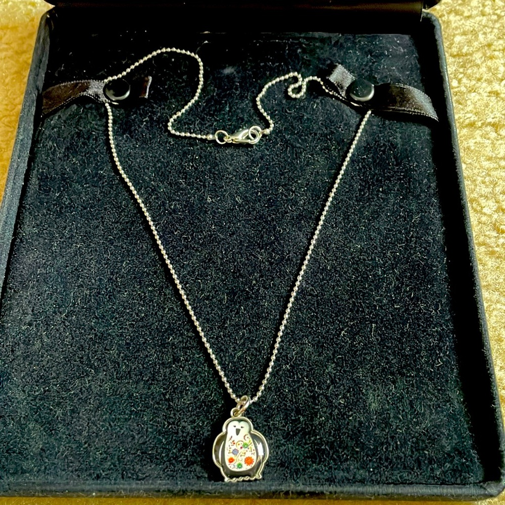Penguin Charm Necklace